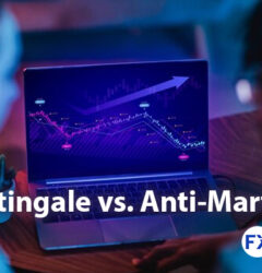 Martingale vs. Anti-Martingale Strategies