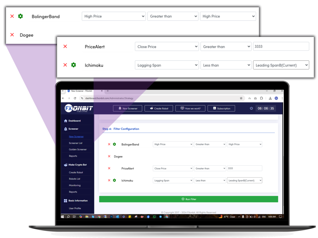 Cryptocurrency robot making UAE