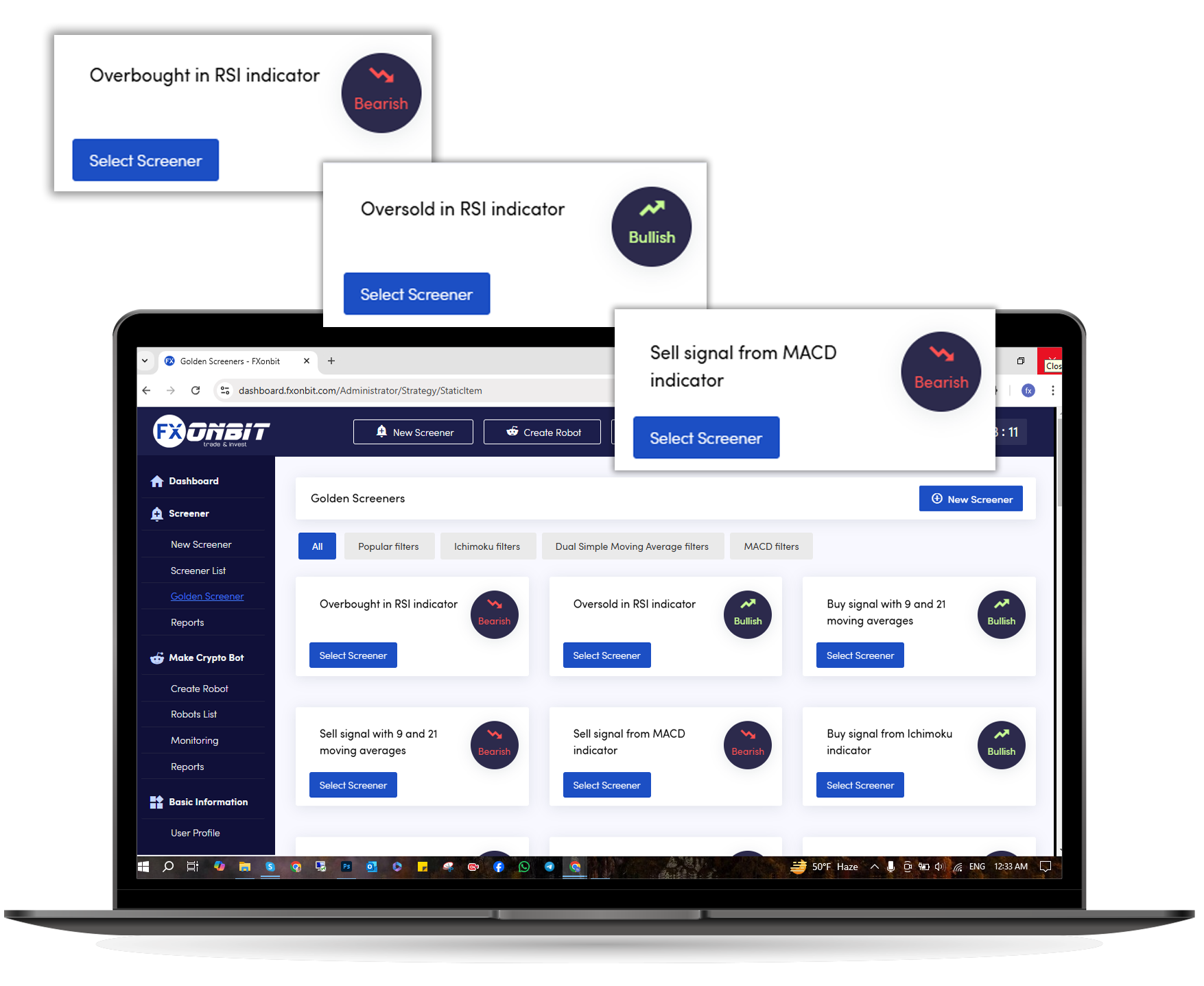 Cryptocurrency Screener Platform UAE