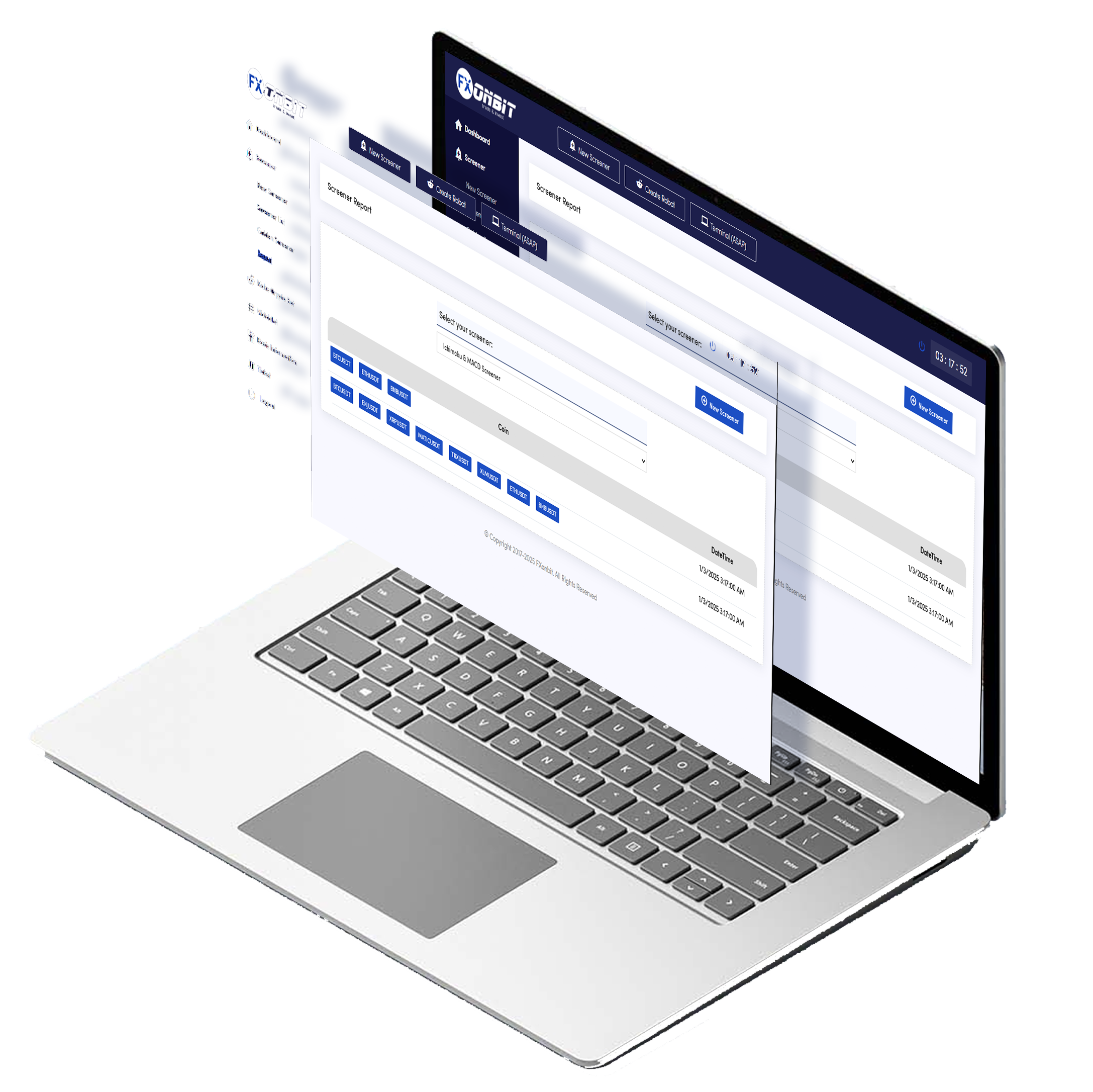 Forex Screener - Screener Output