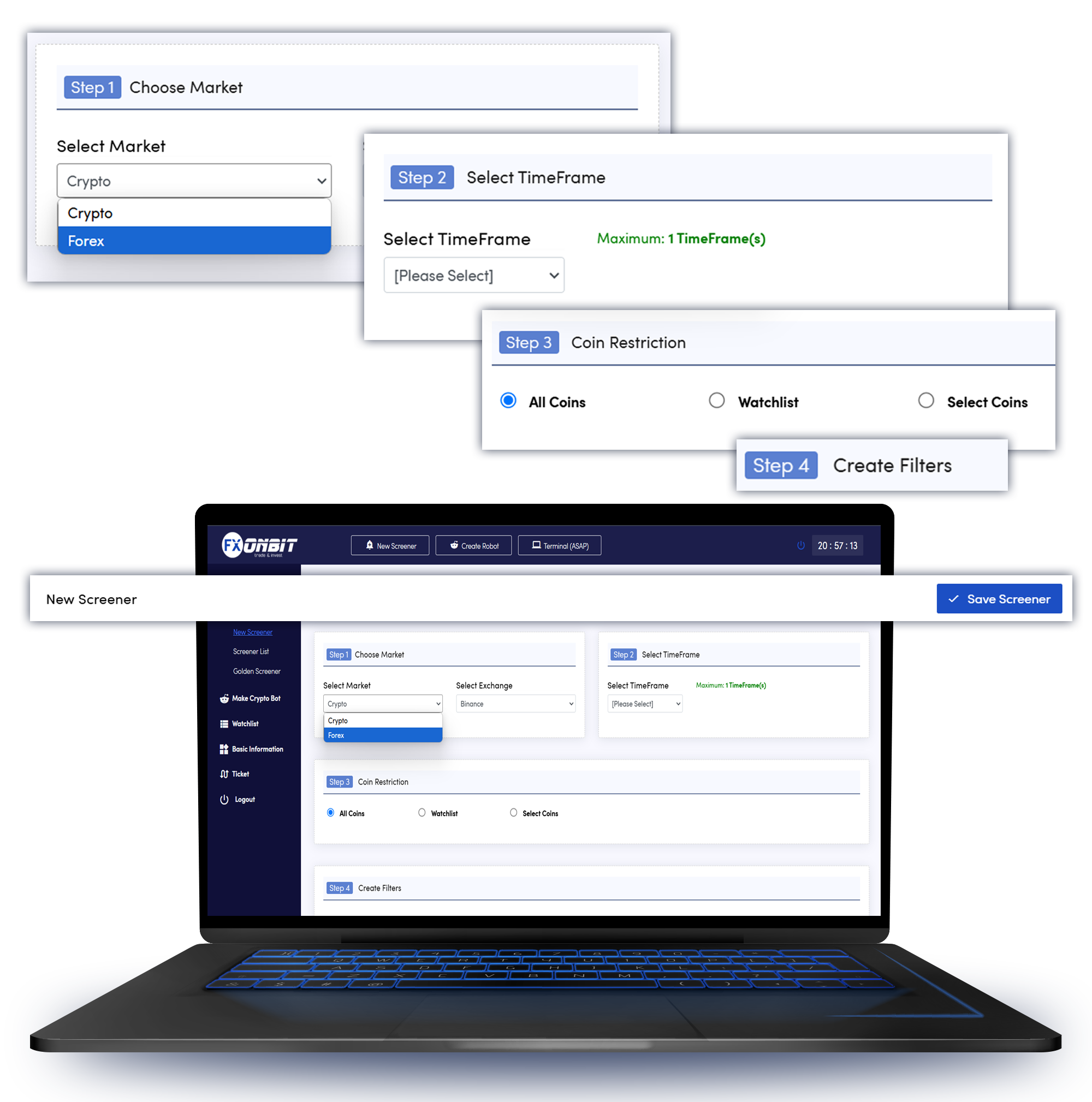 Forex Screener - Make New Screener
